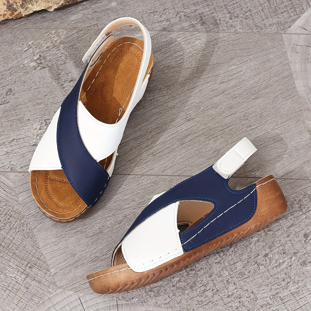 Melody® | Neue modische Sandalen in kontrastierender Farbe