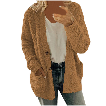 Sandra | Elegante und lässige Winter-Strickjacke