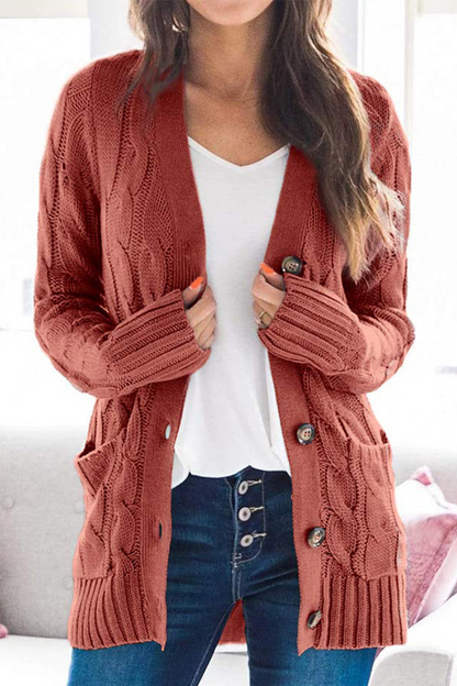 Jana | Lässige und bequeme Winter-Strickjacke