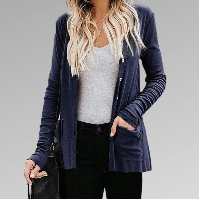 Jordyn | Elegante und vielseitige Winter-Strickjacke