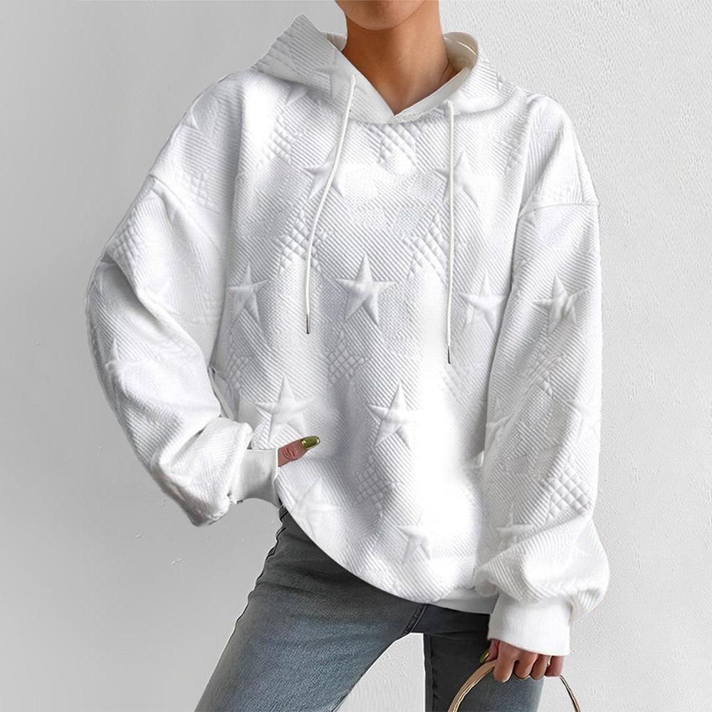 Lily® | Kapuzen-Sweatshirt mit Sternenaufdruck