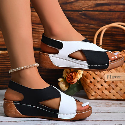 Melody® | Neue modische Sandalen in kontrastierender Farbe