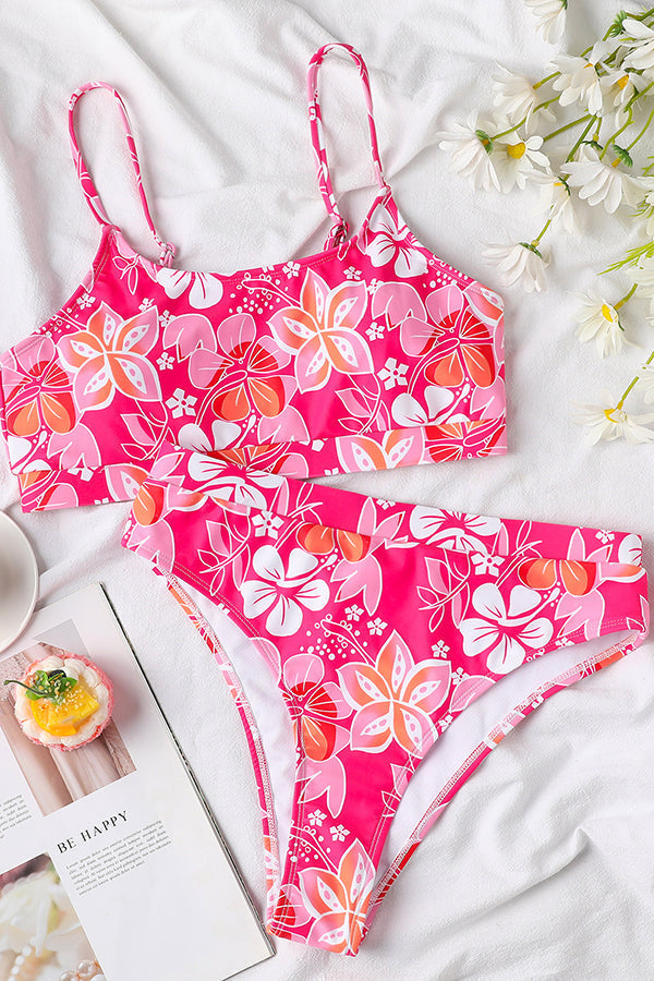 Anastasia® | Daring Heart Floral Bikini-Set mit hoher Taille