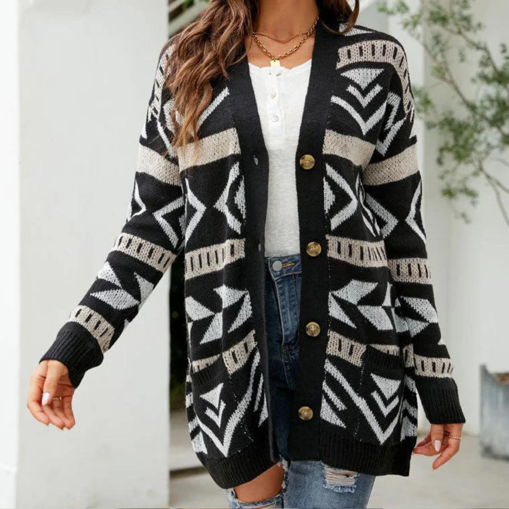 Aadhira | Entspannter und stilvoller Winter-Cardigan