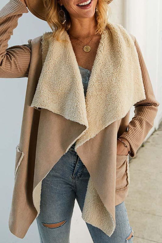 Plush Irregular Coat