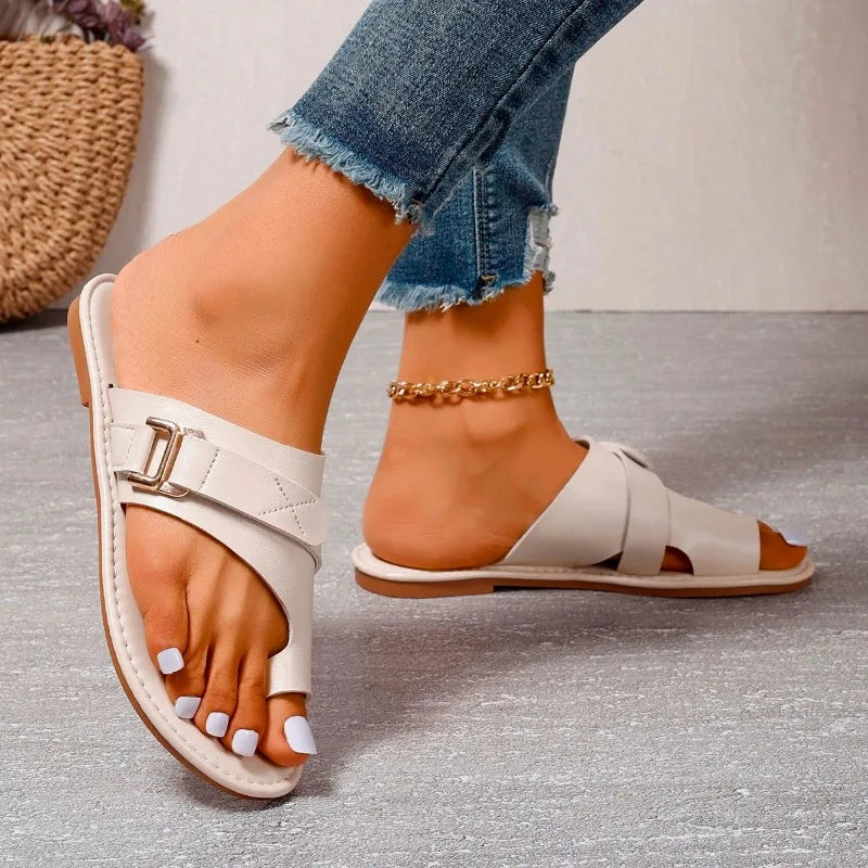 Chanclas para andar Beige