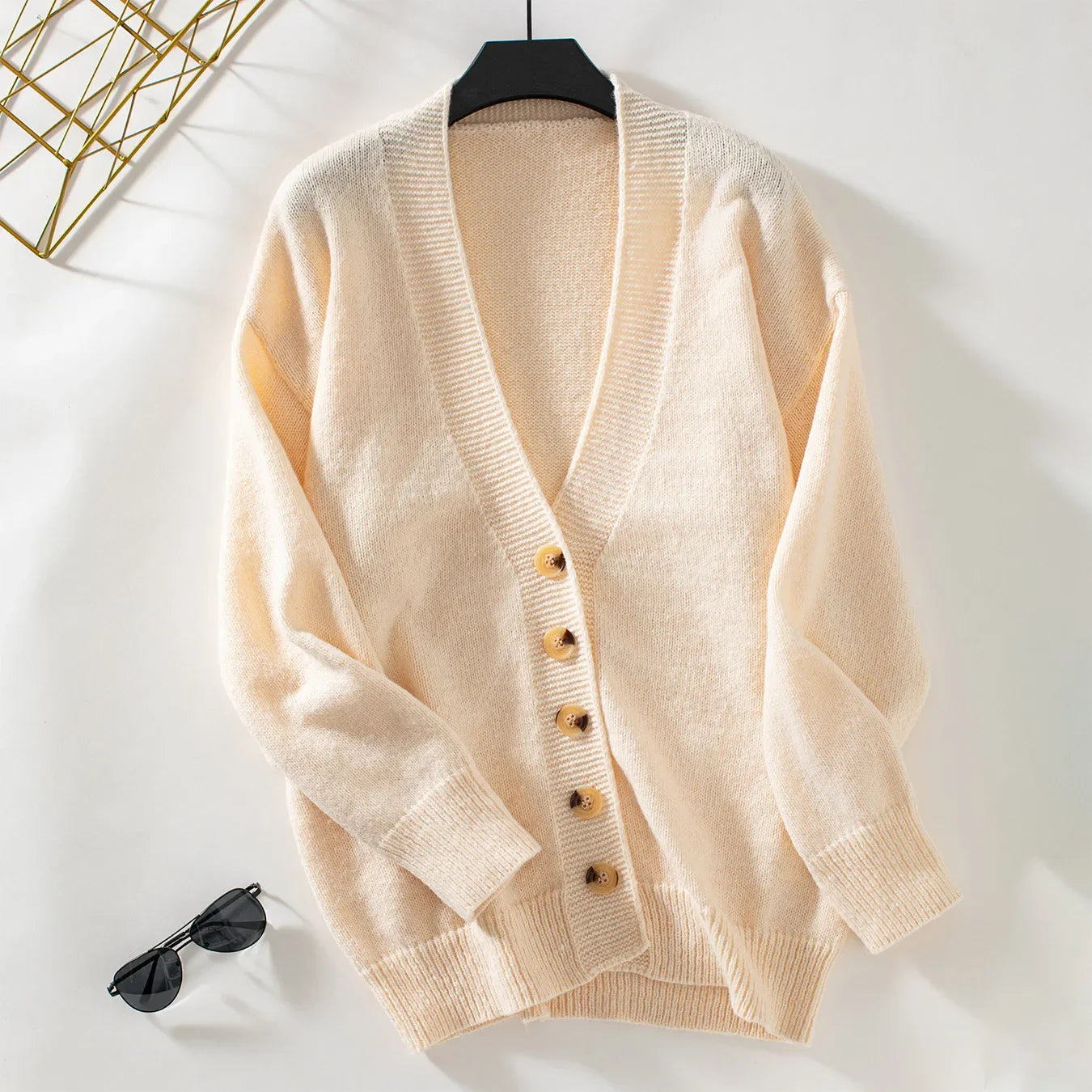 Adaline | Einfacher und stilvoller Winter-Cardigan