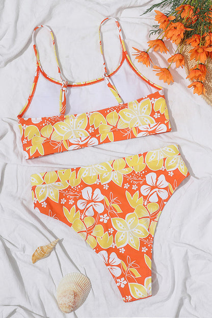 Anastasia® | Daring Heart Floral Bikini-Set mit hoher Taille